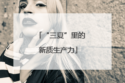 “三夏”里的新质生产力