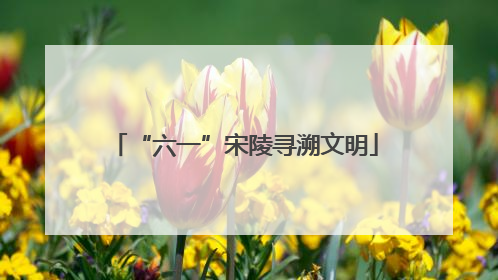 “六一”宋陵寻溯文明