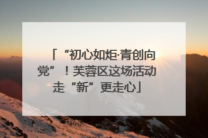 “初心如炬·青创向党”！芙蓉区这场活动走“新”更走心