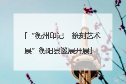 “衡州印记—篆刻艺术展”衡阳县巡展开展