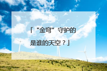 “金穹”守护的是谁的天空？