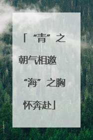 “青”之朝气相邀 “海”之胸怀奔赴