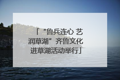 “鲁兵连心 艺润草湖”齐鲁文化进草湖活动举行