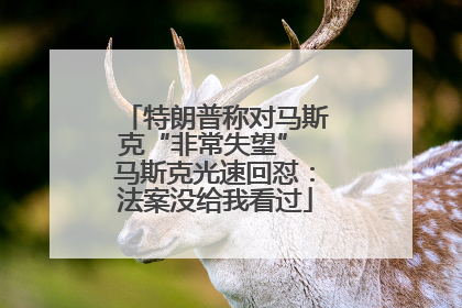 特朗普称对马斯克“非常失望” 马斯克光速回怼：法案没给我看过
