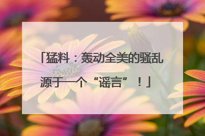 猛料：轰动全美的骚乱源于一个“谣言”！