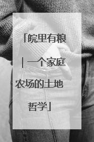 皖里有粮｜一个家庭农场的土地哲学