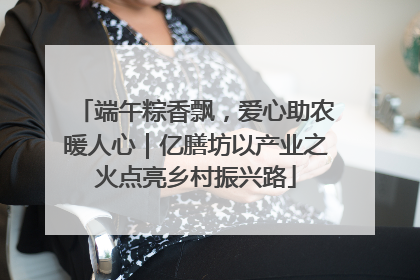 端午粽香飘，爱心助农暖人心｜亿膳坊以产业之火点亮乡村振兴路