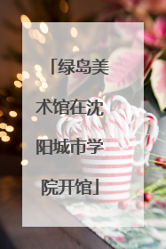 绿岛美术馆在沈阳城市学院开馆