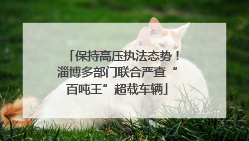 保持高压执法态势！淄博多部门联合严查“百吨王”超载车辆