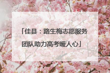 佳县：路生梅志愿服务团队助力高考暖人心