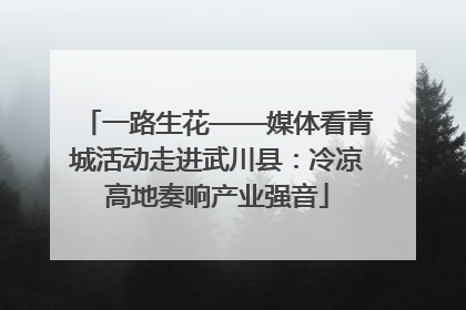 一路生花——媒体看青城活动走进武川县：冷凉高地奏响产业强音