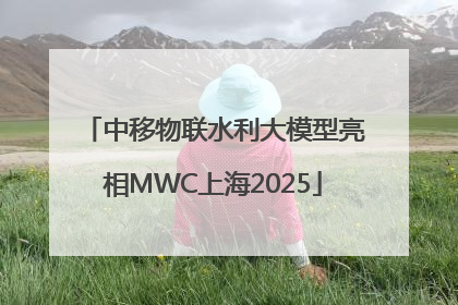 中移物联水利大模型亮相MWC上海2025