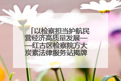 以检察担当护航民营经济高质量发展——红古区检察院方大炭素法律服务站揭牌彰显法治护航深度