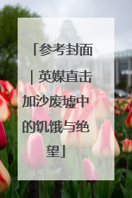 参考封面｜英媒直击加沙废墟中的饥饿与绝望