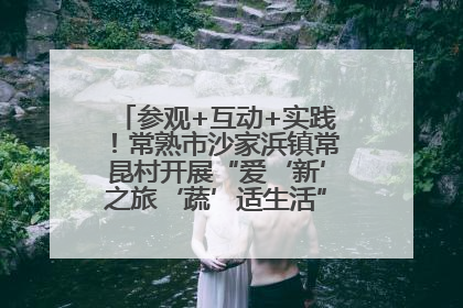 参观+互动+实践！常熟市沙家浜镇常昆村开展“爱‘新’之旅‘蔬’适生活”参观学习活动