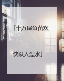 十万尾鱼苗欢快跃入湟水