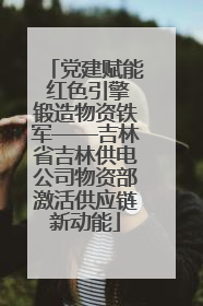 党建赋能 红色引擎锻造物资铁军——吉林省吉林供电公司物资部激活供应链新动能