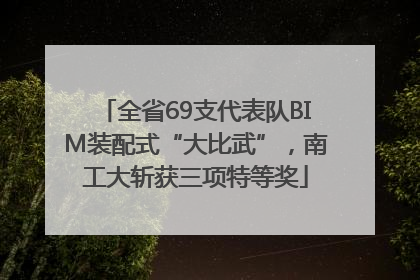全省69支代表队BIM装配式“大比武”，南工大斩获三项特等奖