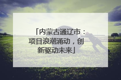 内蒙古通辽市：项目浪潮涌动，创新驱动未来