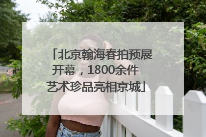 北京翰海春拍预展开幕，1800余件艺术珍品亮相京城
