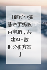 商汤小浣熊牵手蚂蚁百宝箱，共建AI+数据分析方案