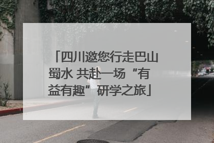 四川邀您行走巴山蜀水 共赴一场“有益有趣”研学之旅