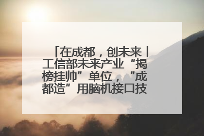 在成都，创未来丨工信部未来产业“揭榜挂帅”单位，“成都造”用脑机接口技术造福孤独症儿童