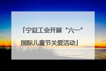 宁夏工会开展“六一”国际儿童节关爱活动