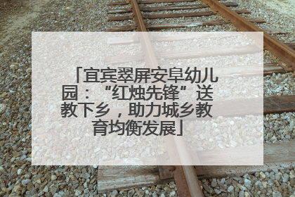 宜宾翠屏安阜幼儿园：“红烛先锋”送教下乡，助力城乡教育均衡发展