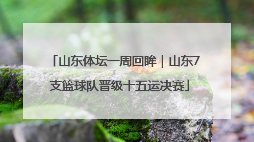山东体坛一周回眸｜山东7支篮球队晋级十五运决赛