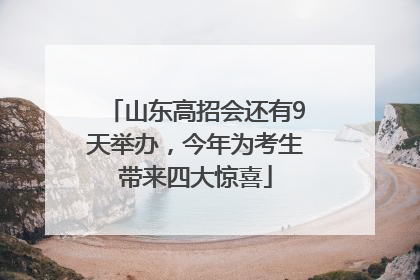 山东高招会还有9天举办，今年为考生带来四大惊喜