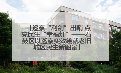 巡察“利剑”出鞘 点亮民生“幸福灯”——石鼓区以巡察实效绘就老旧城区民生新图景