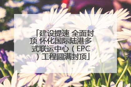 建设提速 全面封顶 怀化国际陆港多式联运中心（EPC）工程圆满封顶