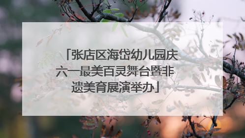 张店区海岱幼儿园庆六一最美百灵舞台暨非遗美育展演举办