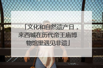 文化和自然遗产日，来西城在历代帝王庙博物馆里遇见非遗
