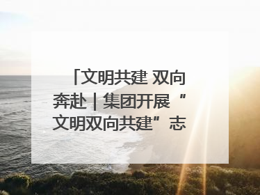 文明共建 双向奔赴｜集团开展“文明双向共建”志愿服务活动
