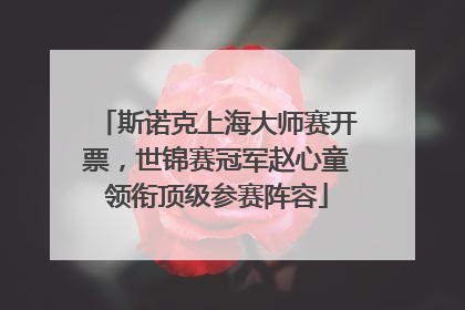 斯诺克上海大师赛开票，世锦赛冠军赵心童领衔顶级参赛阵容