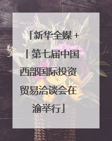 新华全媒＋丨第七届中国西部国际投资贸易洽谈会在渝举行