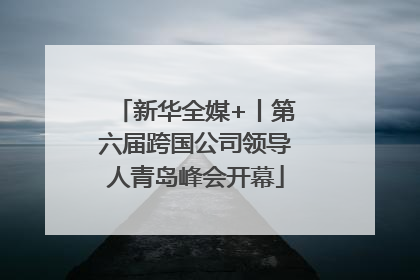 新华全媒+丨第六届跨国公司领导人青岛峰会开幕