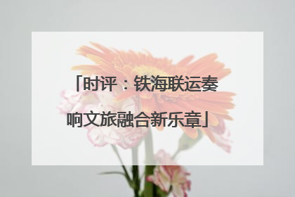 时评：铁海联运奏响文旅融合新乐章