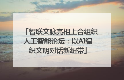 智联文脉亮相上合组织人工智能论坛：以AI编织文明对话新纽带