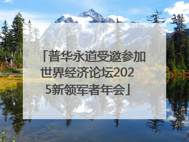 普华永道受邀参加世界经济论坛2025新领军者年会