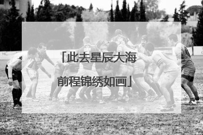 此去星辰大海 前程锦绣如画