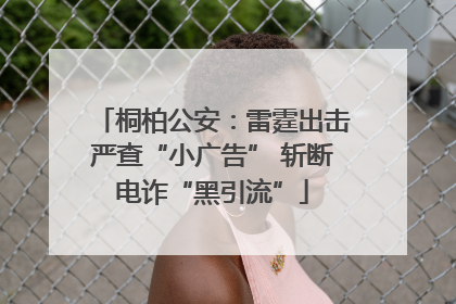 桐柏公安：雷霆出击严查“小广告” 斩断电诈“黑引流”