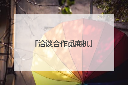 洽谈合作觅商机
