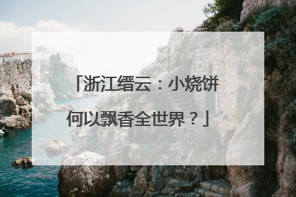 浙江缙云：小烧饼何以飘香全世界？