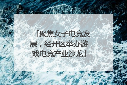 聚焦女子电竞发展，经开区举办游戏电竞产业沙龙