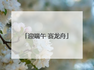 迎端午 赛龙舟