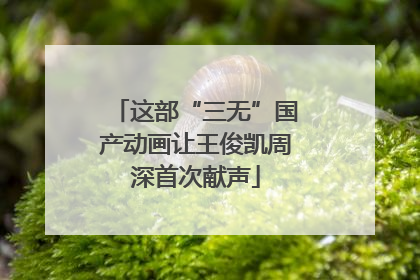 这部“三无”国产动画让王俊凯周深首次献声