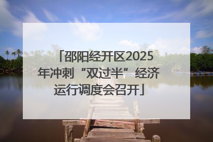 邵阳经开区2025年冲刺“双过半”经济运行调度会召开